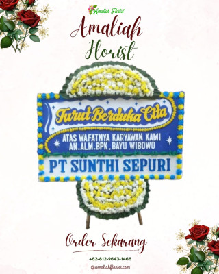 Papan Bunga Duka di Rungan