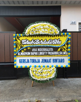 Papan Bunga Duka di Rungan