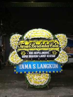 Papan Bunga Duka di Rungan
